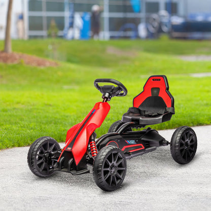 VarietyKart 12V 7AH Electric Go Kart, Outdoor Racer Car for Kids, with Forward Backward, Adjustable Speed, Ages 3-8 Year
