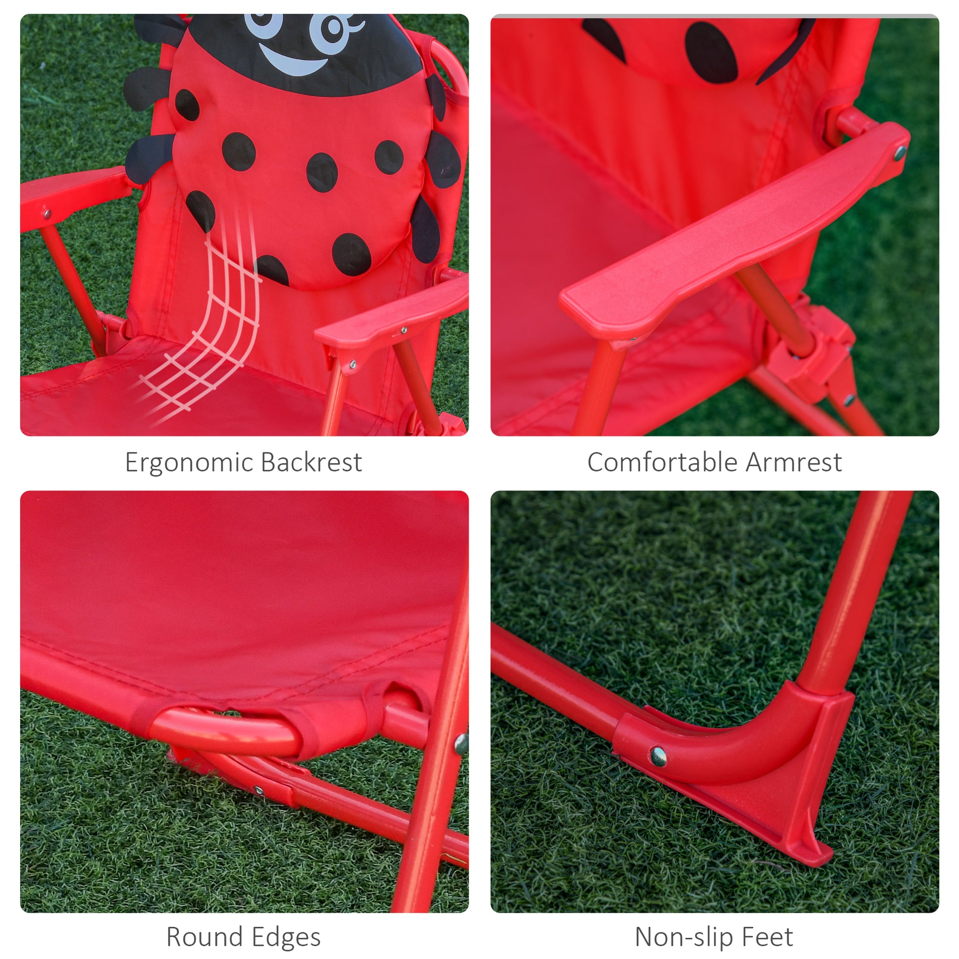 Children Table and Chair Set Outdoor, Kids Folding Picnic Table and Chair Set with Removable & Height Adjustable Sun Umb
