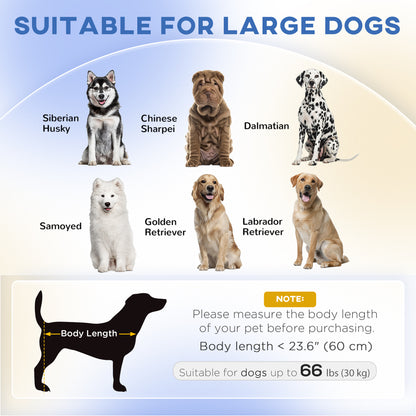 Dog Sofa for Large Dogs with Washable Cover, Anti-slip Foot Pads, Dark Grey