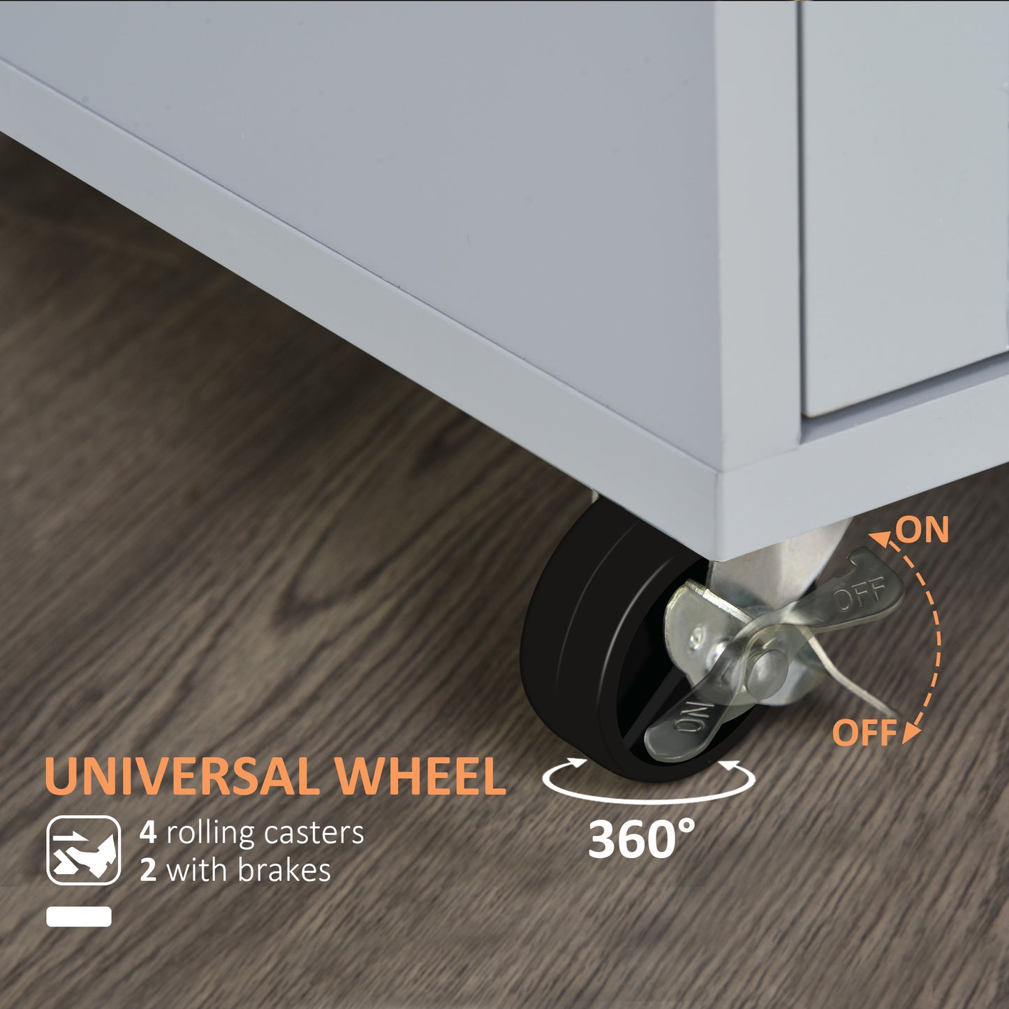 Rolling Kitchen Island Cart with Wood Top, Enough Storage Drawer Space with Towel Bar Rack Shelves, Portable Kitchen Uti