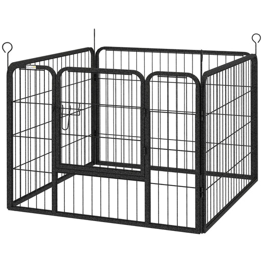 Metal Pet Playpen with Gate Indoor Outdoor for Small Animal