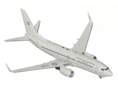 Boeing 737-700 Transport Aircraft "Fuerza Aerea Argentina (Air Force)" (T-99) Gray "Gemini 200" Series 1/200 Diecast Model Airplane by GeminiJets