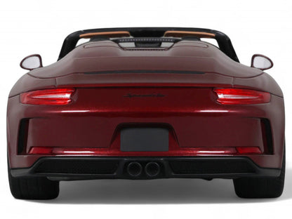 2019 Porsche 911 (991.2) Speedster #57 "Heritage Edition" Cherry Red Metallic 1/18 Model Car by GT Spirit