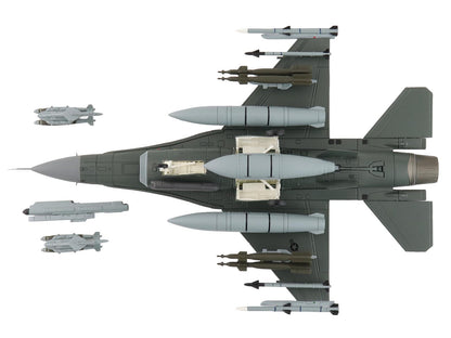 Lockheed F-16C Fighting Falcon Fighter Aircraft "88-0545 138th Fighter Wing Oklahoma Air National Guard" (2024) United States Air Force "Air Power Series" 1/72 Diecast Model by Hobby Master
