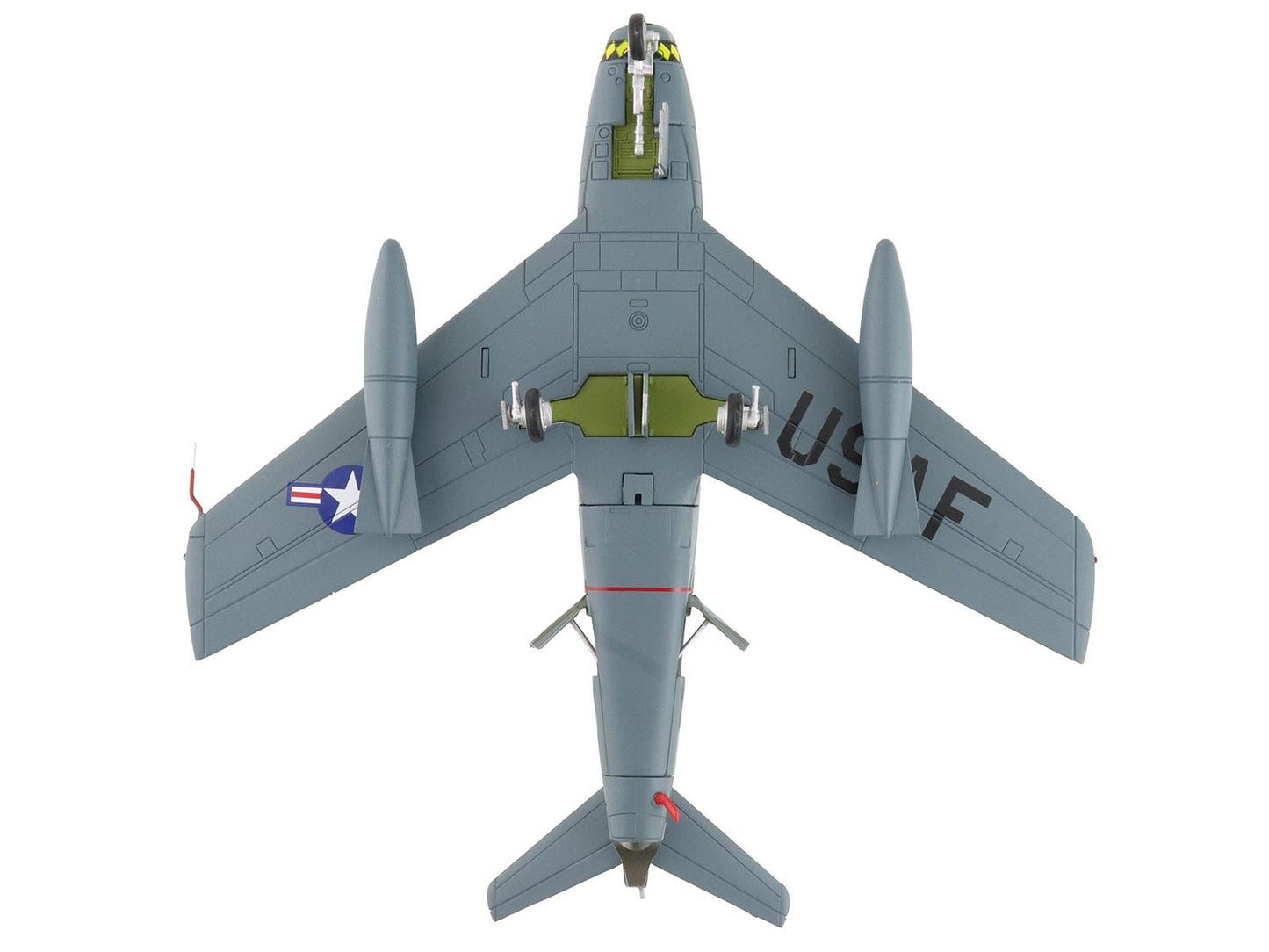 North American F-86F Sabre Fighter Aircraft "25333 461st Fighter Day Squadron West Germany" (1955) United States Air Forces in Europe "Air Power Series" 1/72 Diecast Model by Hobby Master