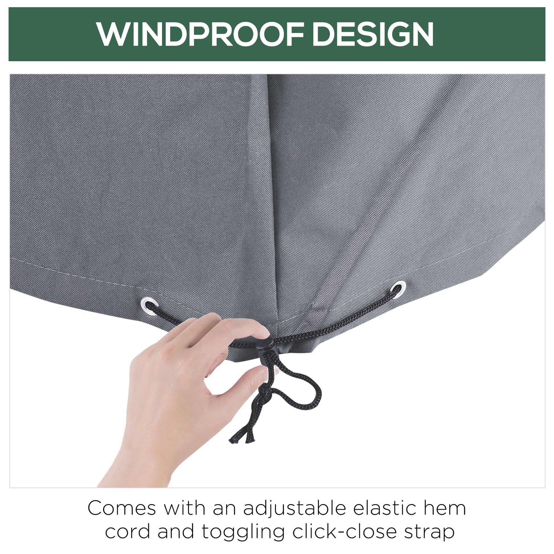 Patio Furniture Covers, Waterproof, Windproof and Anti-UV 300D Oxford Fabric Large Outdoor Furniture Cover for Outdoor S