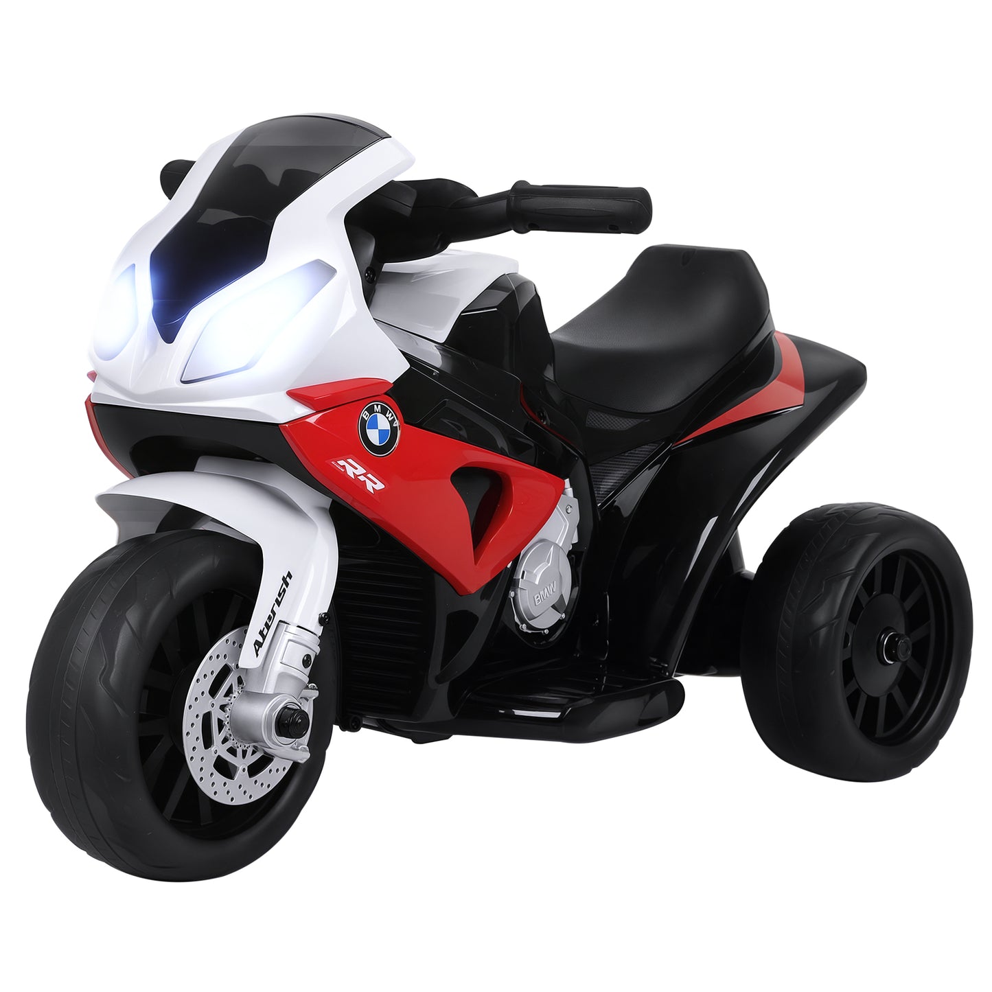VarietyKart Kids Motorcycle, 6V Battery Powered Toddler Motorcycle with Headlight, Music, 3 Wheels Electric Motorcycle f