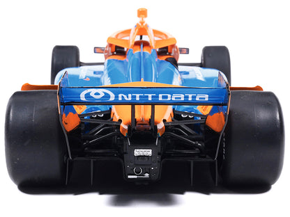Dallara IndyCar #6 Nolan Siegel "NTT Data" Arrow McLaren (Road Course Configuration) "NTT IndyCar Series" (2026) 1/18 Diecast Model Car by IXO Models