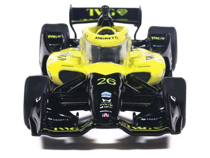 Dallara IndyCar #26 Will Power "TWG" Andretti Global (Road Course Configuration) "NTT IndyCar Series" (2026) 1/64 Diecast Model Car by IXO Models
