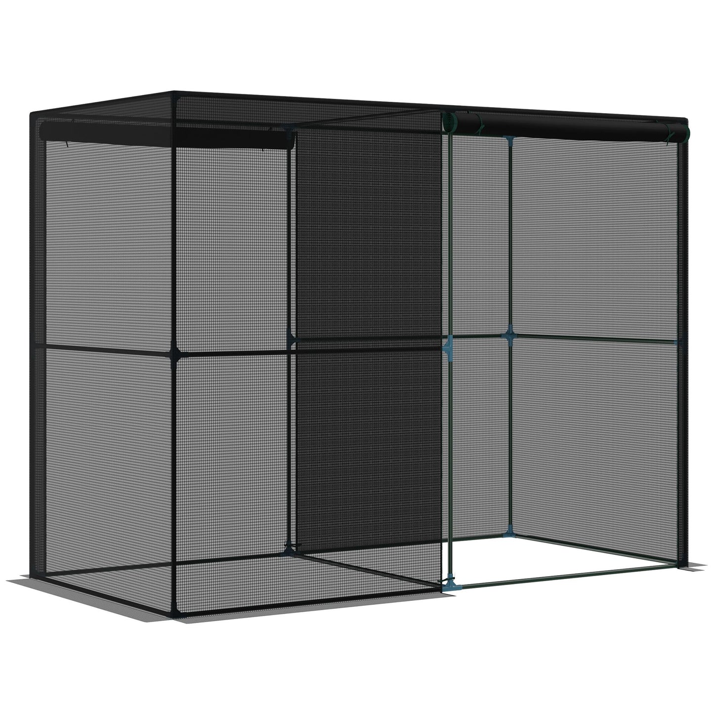 94.5''x47.25''x 72.75'' Heavy Duty Outdoor Greenhouse W/ Frame Garden Planting Warm House With Roll-Up Zipper Doors for 