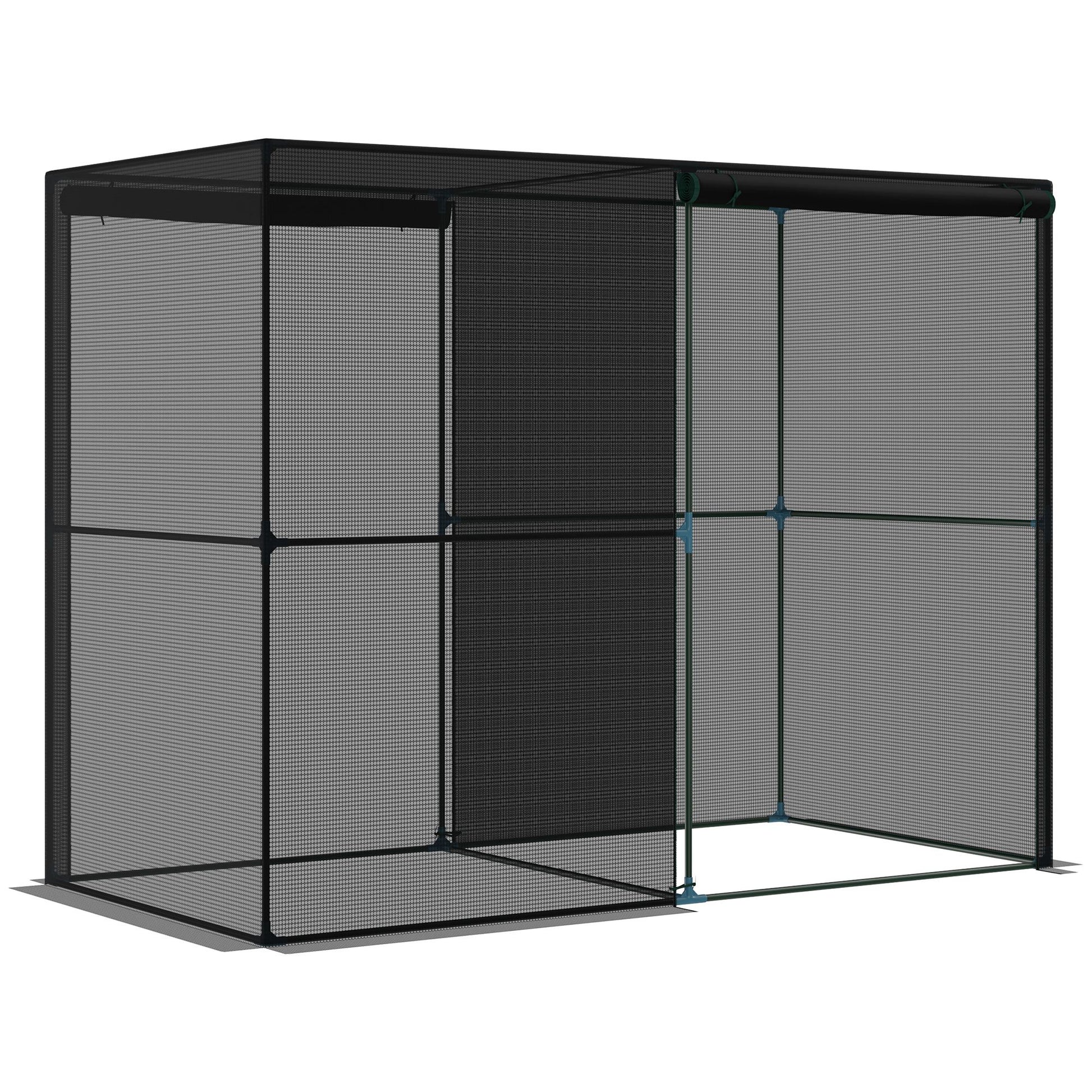 94.5''x47.25''x 72.75'' Heavy Duty Outdoor Greenhouse W/ Frame Garden Planting Warm House With Roll-Up Zipper Doors for 