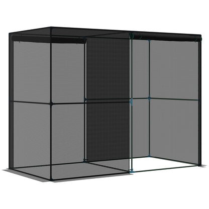 94.5''x47.25''x 72.75'' Heavy Duty Outdoor Greenhouse W/ Frame Garden Planting Warm House With Roll-Up Zipper Doors for 