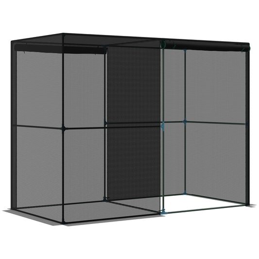 94.5''x47.25''x 72.75'' Heavy Duty Outdoor Greenhouse W/ Frame Garden Planting Warm House With Roll-Up Zipper Doors for 