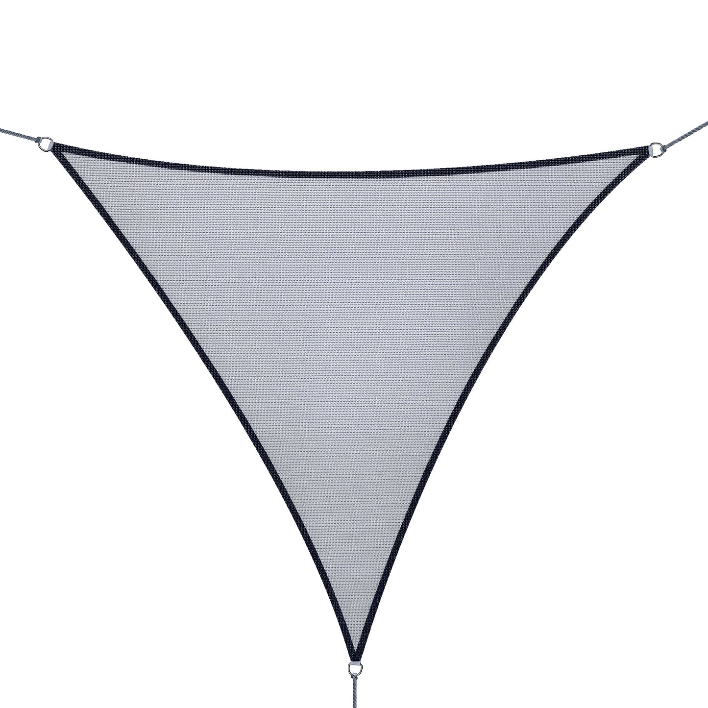 Triangle 10' Canopy Sun Sail Shade Garden Cover UV Protector Outdoor Patio Lawn Shelter with Carrying Bag Grey