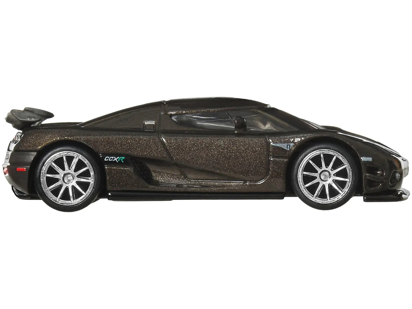 Koenigsegg CCXR Dark Gray Metallic "Fast Five" (2011) Movie "Fast & Furious" Series Diecast Model Car by Hot Wheels