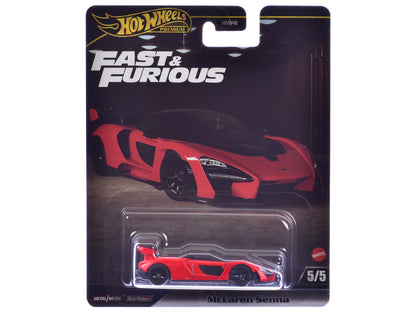 McLaren Senna Red "Fast X" (2023) Movie "Fast & Furious" Series Diecast Model Car by Hot Wheels