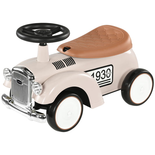 VarietyKart Ride on Sliding Classic Car for Toddlers, Foot To Floor Slider with Under Seat Storage, Aged 18-36 Months, C