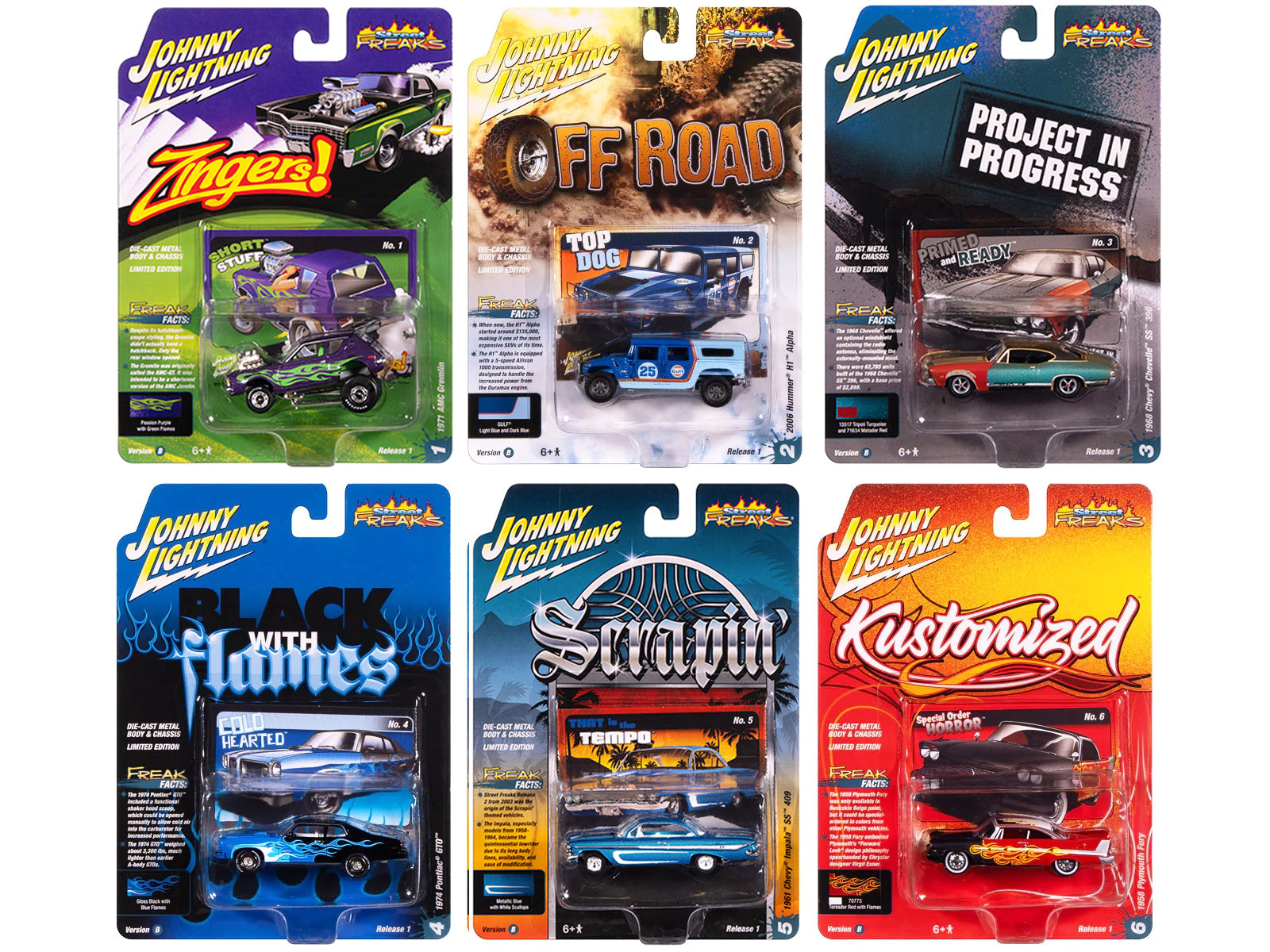 Street Freaks 2025 Release 1 Set B