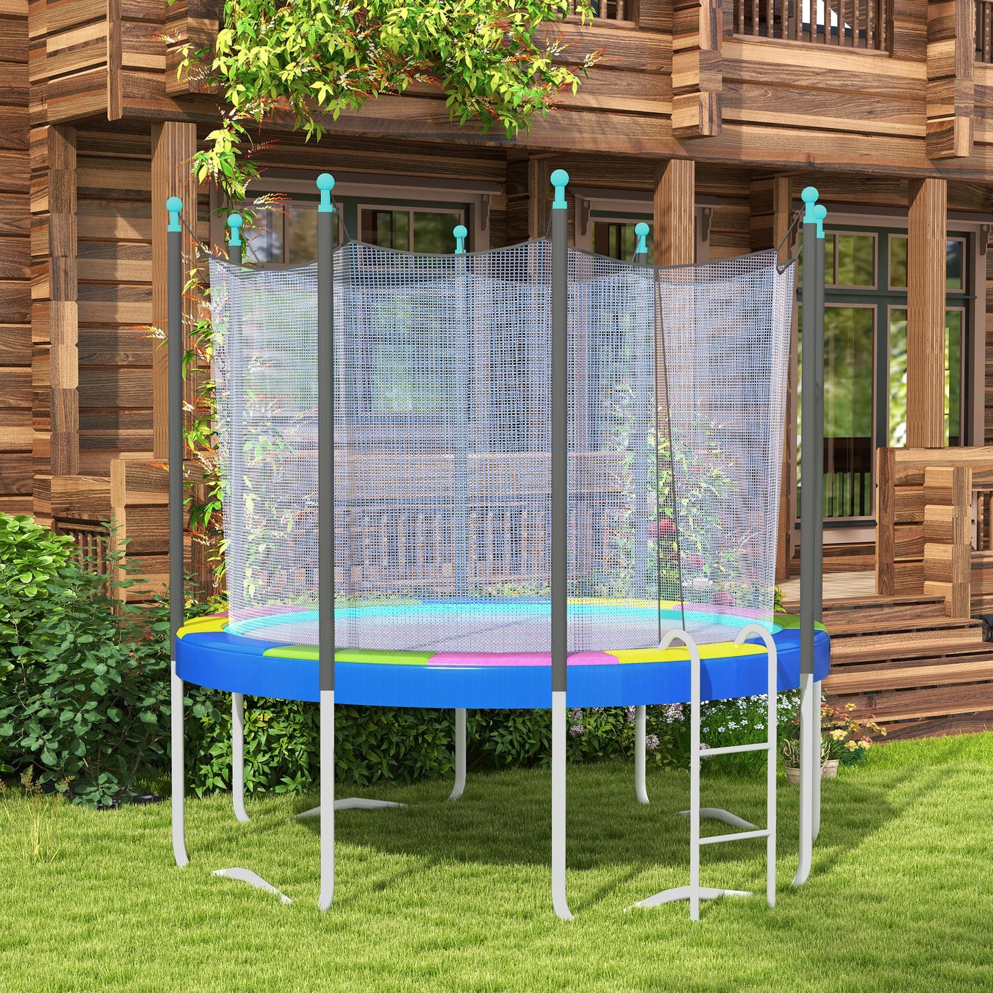 Soozier 14FT Trampoline Spring Cover, Trampoline Pad Replacement, Waterproof and Tear-Resistant, All-Weather Trampoline 