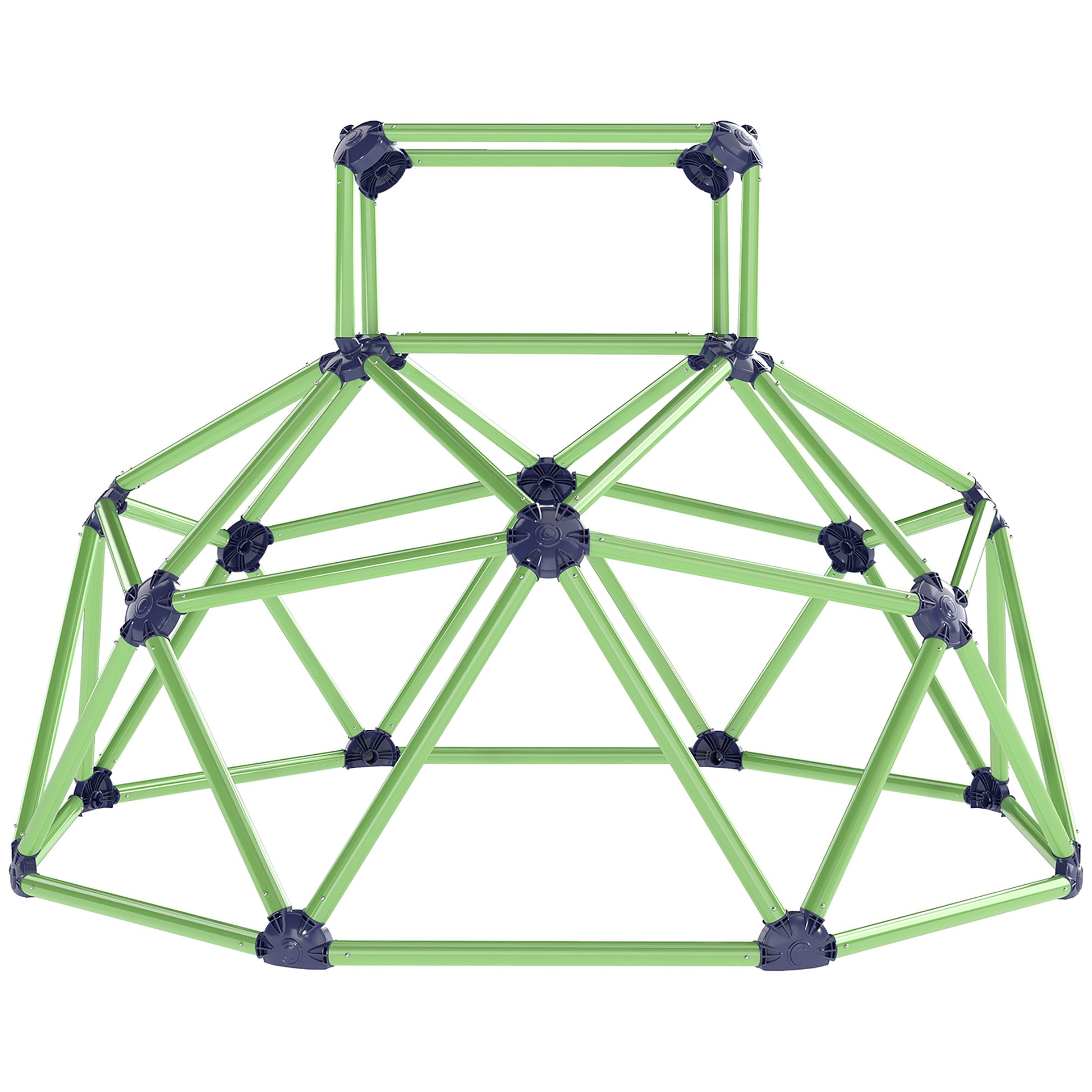 Qaba Climbing Dome, 6FT Geometric Dome Climber, Indoor Outdoor Jungle Gym Playground for Kids 3-8 Boys Girls, Green