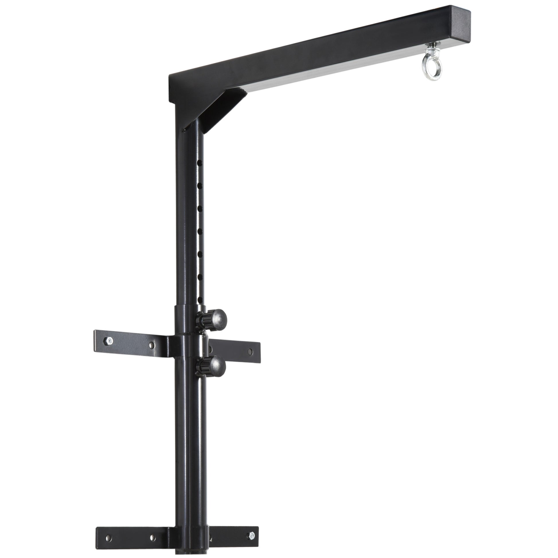 Soozier 220lbs Wall Mounted Punching Bag Hanger, Adjustable Height Punching Bag Holder for Boxing and MMA Training