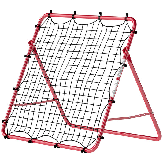 Soozier Soccer Rebounder Net, 3.5 x 3ft Easy Setup Bounce Back Net with 5 Adjustable Angles
