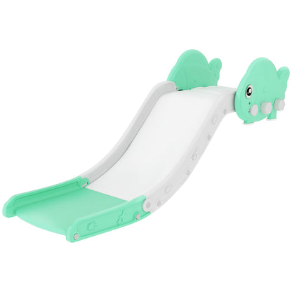 Qaba Toddler Couch Slide for Bed, Sofa, Stairs, Easy Assemble & Storage, for 18-48 Months, Green