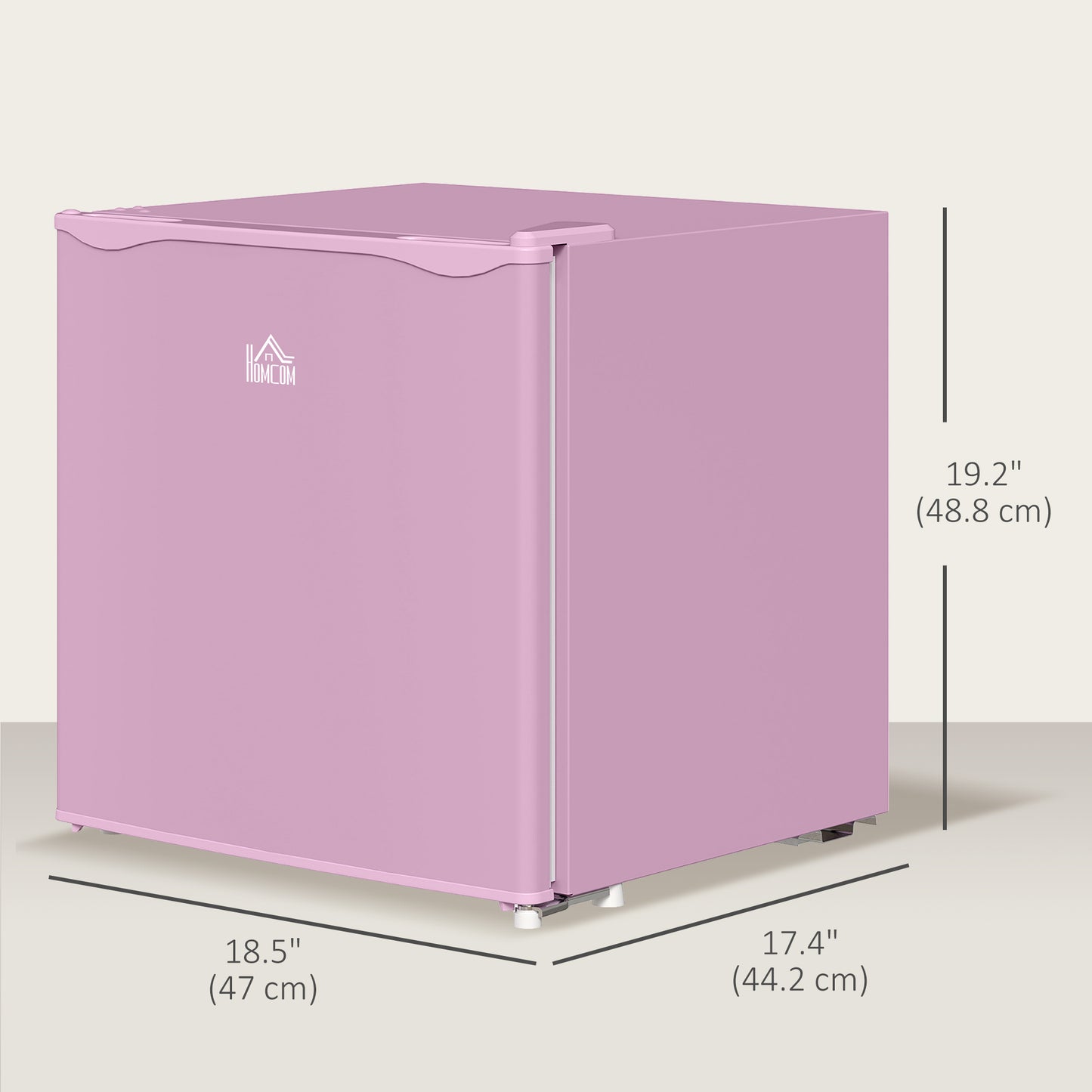 1.1 Cu. Ft. Mini Freezer, Compact Upright Freezer with Reversible Door, Removable Shelf, Adjustable Temperature, Pink