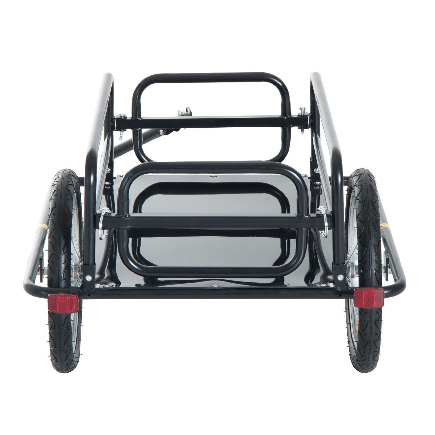 VarietyKart Folding Bicycle Cargo Trailer Wagon Utility Bike Cart Carrier Garden Patio Tool New