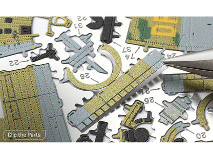 Model Kit Boeing B-17 Flying Fortress Bomber Aircraft "World War II" United States Army Air Forces (Challenging Difficulty) Steel Model by Metal Earth