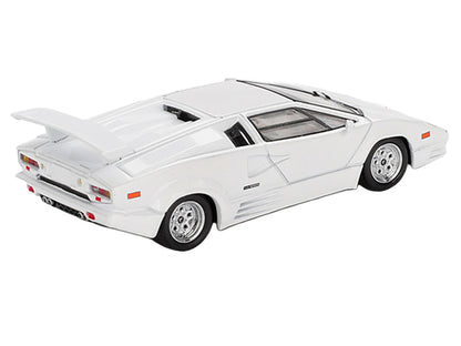 Lamborghini Countach "25th Anniversary" White Limited Edition 1/64 Diecast Model Car by Mini GT