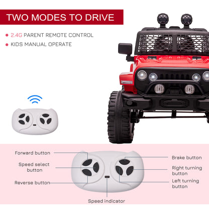 VarietyKart 12V Ride On Car Off Road Truck for kids SUV Electric Battery Powered with Remote Control, Adjustable Speed, 