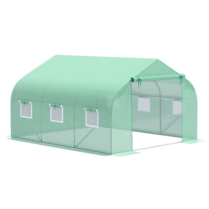 Outdoor Greenhouse Walk-In Greenhouse Portable Greenhouse Canada Garden Plant Flower Seed Greenhouse W/ Premium Steel Fr