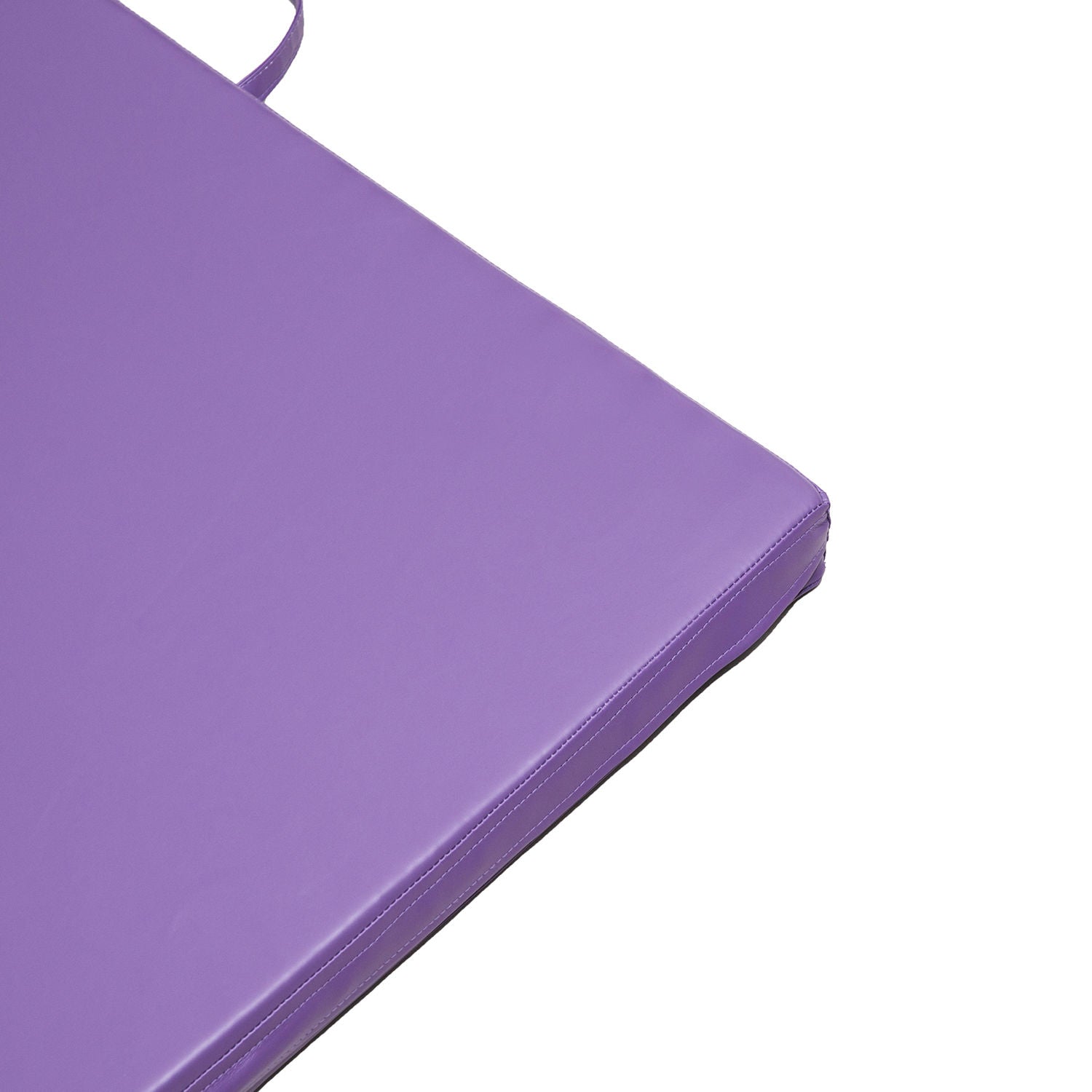 Soozier 4'x8'x2" Folding Gymnastics Tumbling Mat, Exercise Mat with Carrying Handles for Yoga, MMA, Martial Arts, Stretc