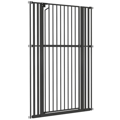 63" Extra Tall Pet Gate 30-41" Wide Adjustable Baby Gate Pressure Mounted for Doorways, Hallways, Stairs