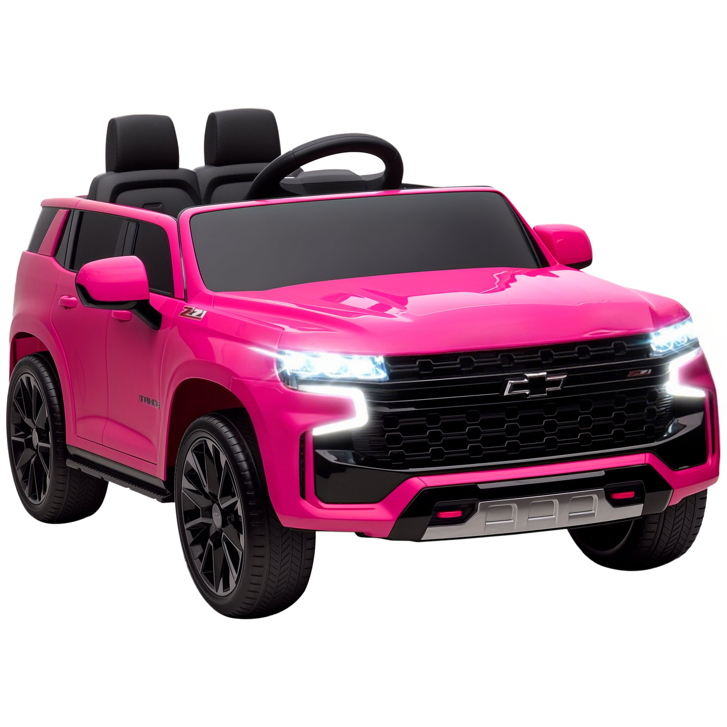 VarietyKart Licensed Chevrolet Tahoe Kids Ride on Car, 12V 7AH Toddler Electric Car with Parent Remote Control, 3 Speeds