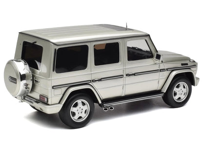 2003 Mercedes-Benz G-Class 55 AMG Iridium Silver Metallic Limited Edition to 999 pieces Worldwide 1/18 Model Car by Otto Mobile