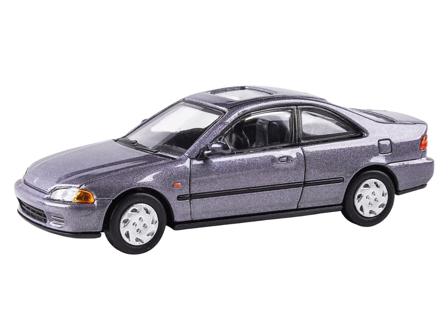 1995 Honda Civic Coupe EJ1 Horizon Gray Metallic with Sunroof 1/64 Diecast Model Car by Paragon