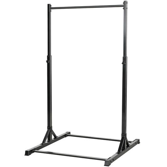 Soozier Portable Pull Up Station, Height Adjustable Pull Up Bar with 8 Levels for Home Gym Strength Training, 440LBS Cap