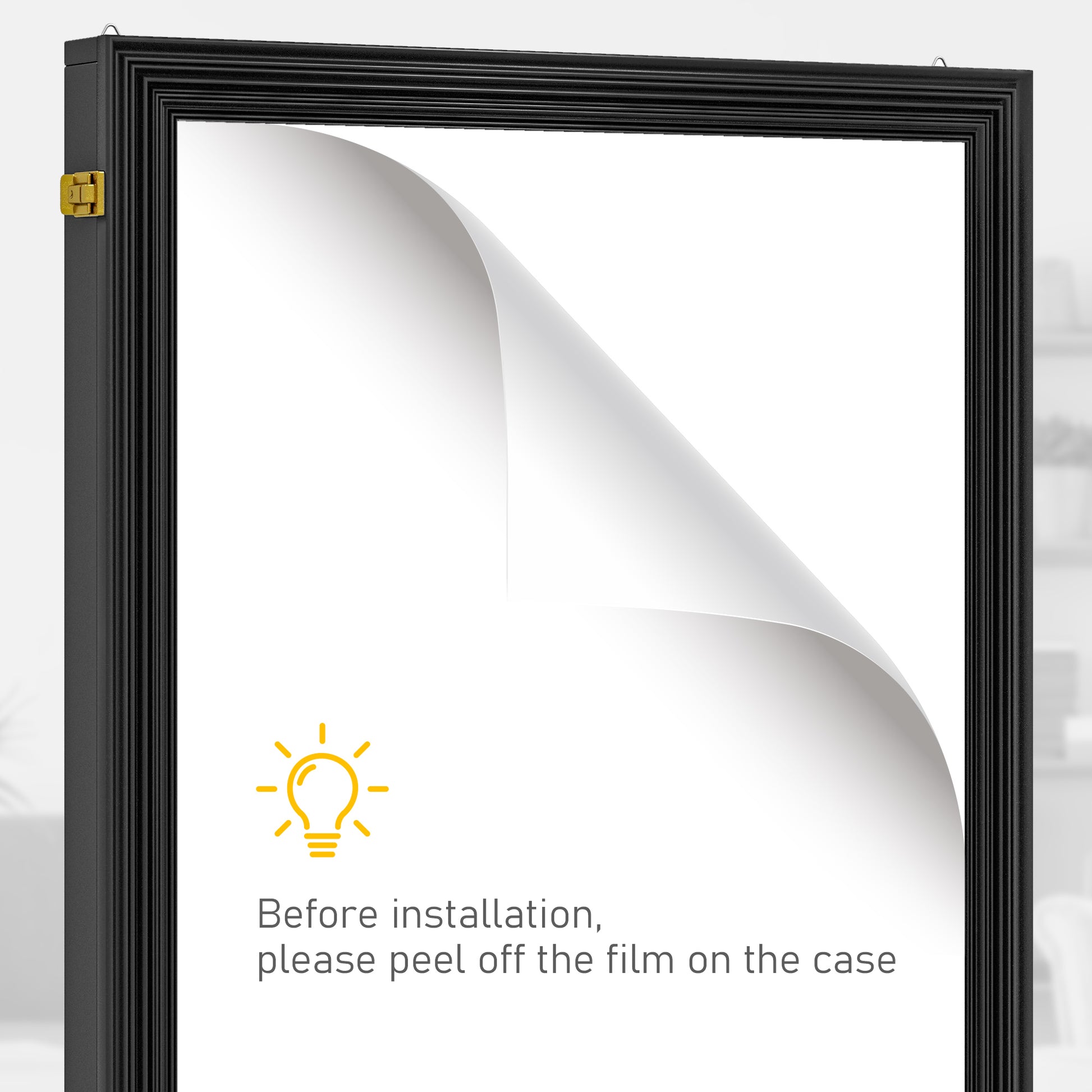 Set of 3 Jersey Display Frame Case, Acrylic Sports Shirt Shadow Box for Basketball Football Baseball, 23.5" x 31.5", Bla