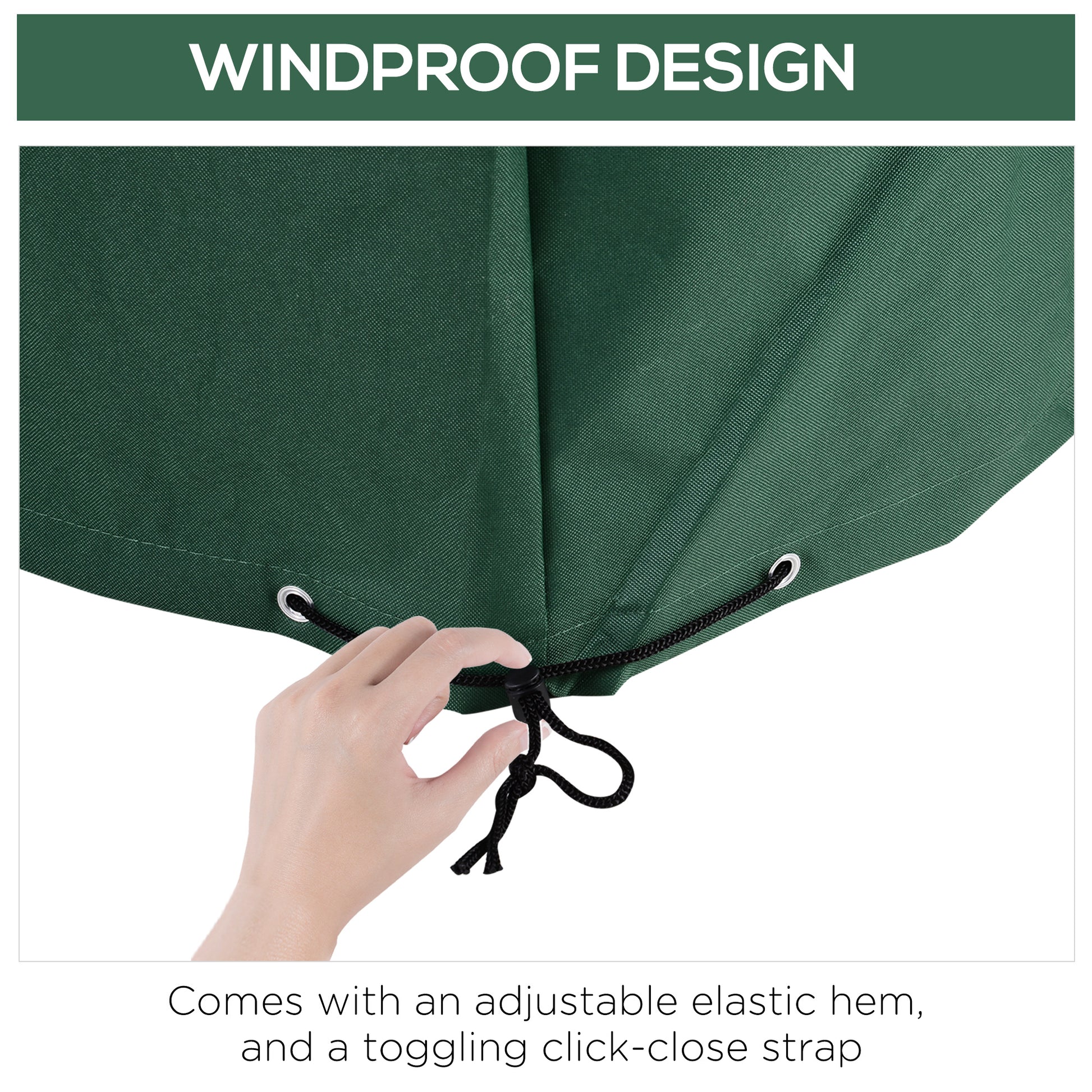 Patio Furniture Covers, Waterproof, Windproof and Anti-UV 300D Oxford Fabric Large Outdoor Furniture Cover for Outdoor S
