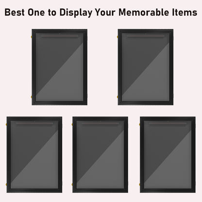 24" x 32" Hockey Jersey Frame, Jersey Shadow Box for Basketball, Football, Baseball, Black