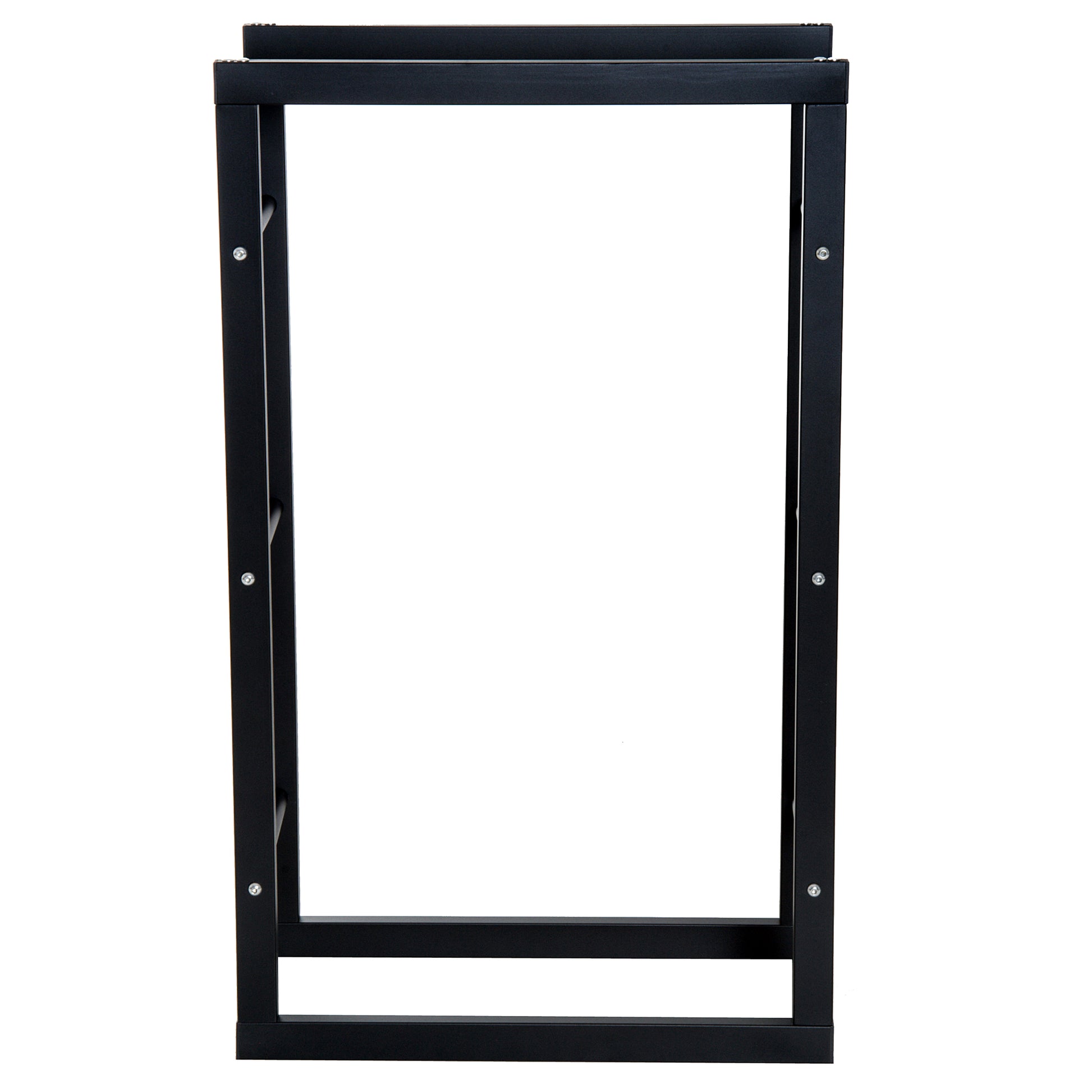 23.6" x 9.8" x 39.4" Firewood Rack Outdoor, Log Holder Fireplace Storage Rack with Handles and 220 lbs. Weight Capacity,