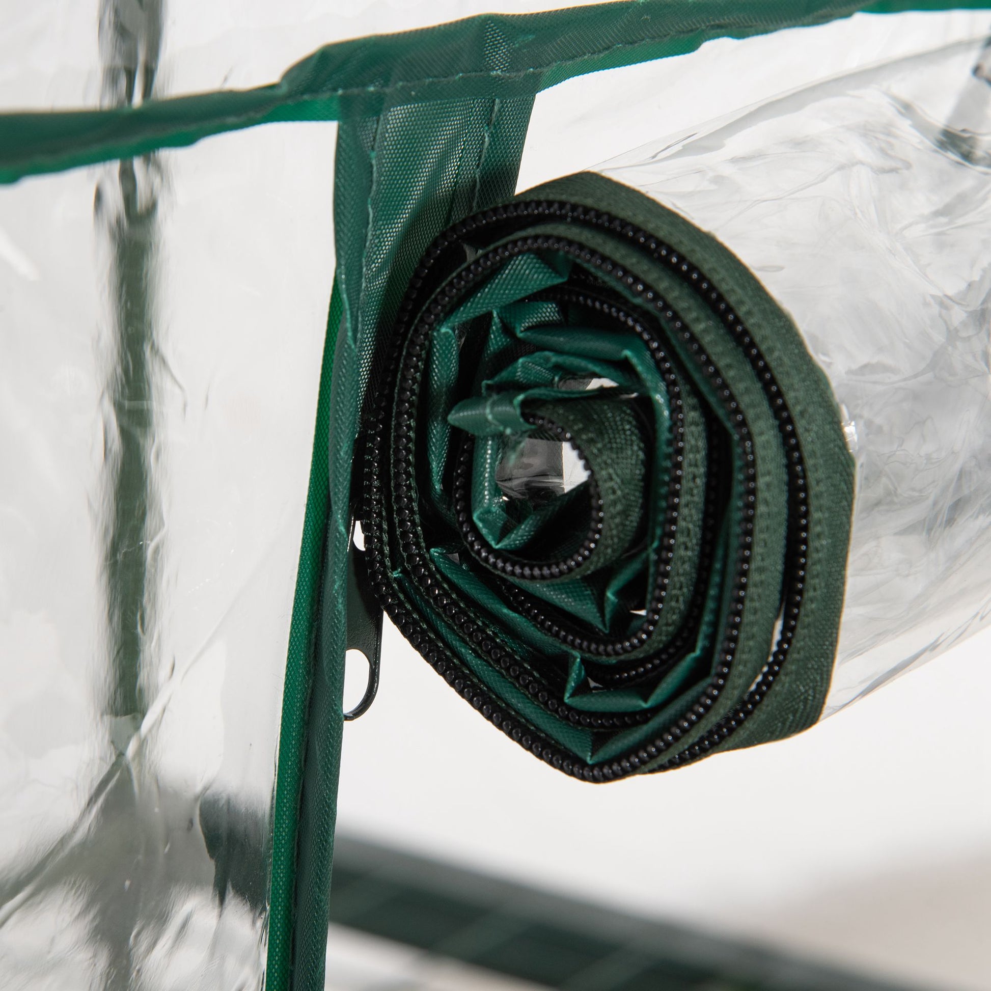 3 Tier Mini Greenhouse, Portable Outdoor Flower Stand with Shelf Clips, Indoor Greenhouse with Plastic Cover and Steel F