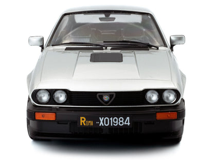 1984 Alfa Romeo GTV6 Silver Metallic 1/18 Diecast Model Car by Solido