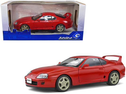 1993 Toyota Supra MK4 RHD (Right Hand Drive) Red 1/18 Diecast Model Car by Solido