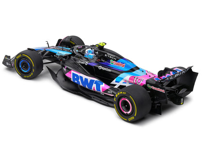 Alpine A524 #10 Pierre Gasly "BWT" Formula One F1 Monaco GP (2024) "Competition" Series 1/18 Diecast Model Car by Solido
