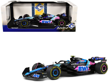 Alpine A524 #10 Pierre Gasly "BWT" Formula One F1 Monaco GP (2024) "Competition" Series 1/18 Diecast Model Car by Solido
