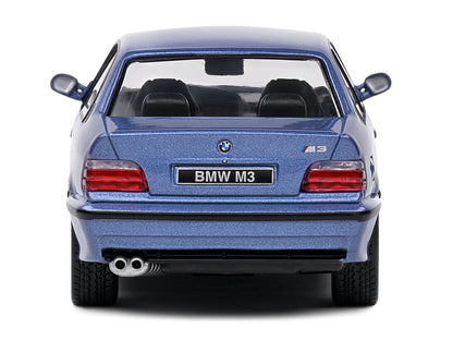 1999 BMW E36 M3 Coupe Estoril Blue Metallic 1/43 Diecast Model Car by Solido