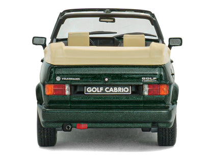 1992 Volkswagen Golf Cabrio Classic Line Classic Green Metallic 1/43 Diecast Model Car by Solido